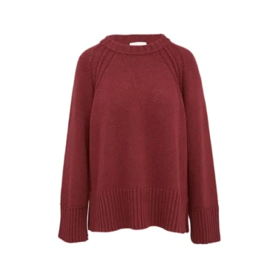 Abbildung von s.Oliver RAGLANÄRMELN Strickpullover, Damen, Größe: 42, Rubinrot