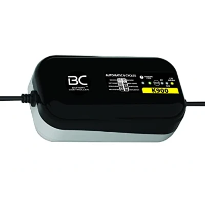 Abbildung von BC K900 6/12V 0,9A Batterie Ladegerät und Erhaltungsgerät mit 3 Ladeprogramme: 6 Volt/12 Volt CAN Bus für BMW Motorräder