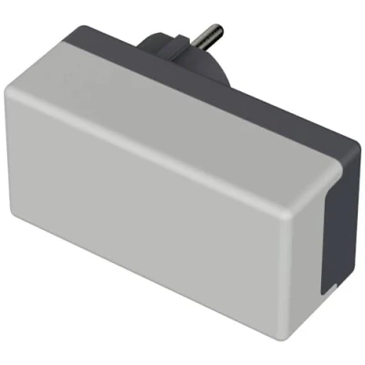 Abbildung von Bopla ELETEC SE 420 E/CEE Stecker Gehaeuse 100 x 50 40 Polycarbonat, ABS Lichtgrau, Graphitgrau 1S