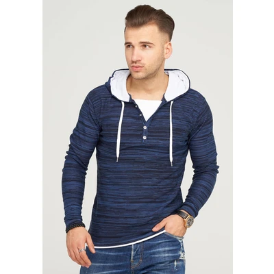 Abbildung von behype Kapuzensweatshirt &quot;JOSHA&quot;, in melierter Optik