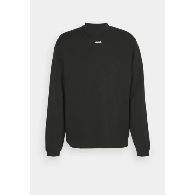Abbildung von HUGO Daposo Langarmshirt, Herren, Größe: Small, Black