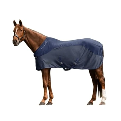 Abbildung von Waldhausen COMFORT Fleece Fliegendecke 185 Dunkelblau
