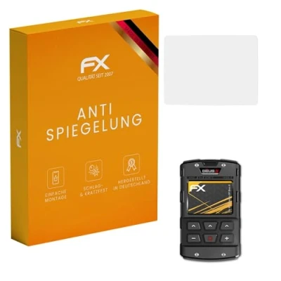 Abbildung von atFoliX Panzerfolie kompatibel mit XP Detectors Deus II Schutzfolie, entspiegelnde und stoßdämpfende FX Folie (2X)