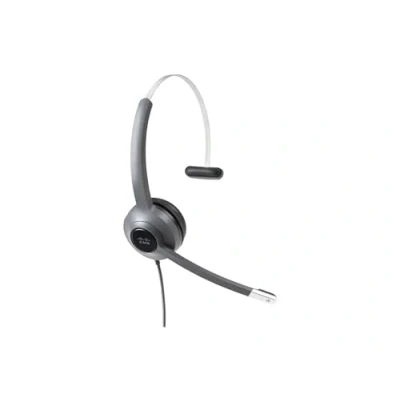 Abbildung von Cisco Systems Headset 521, kabelgebundenes 3,5 mm Einzel On Ear mit USB A Adapter, dunkelgrau, beschränkter Haftung (CP HS W 521 USB=) Einheitsgröße/einstellbar