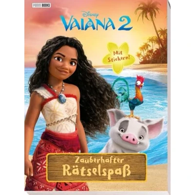 Abbildung von Disney Vaiana 2: Zauberhafter Rätselspaß mit Stickern!: Block Stickerseite: Malblock vierfarbig 1 Seite Sticker