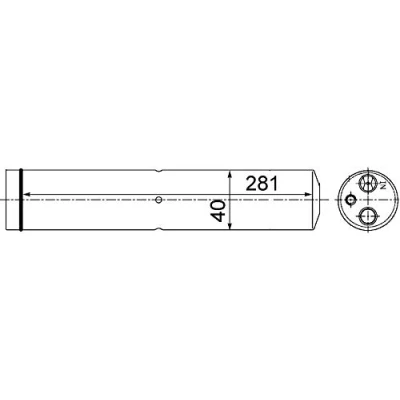 Abbildung von MAHLE ORIGINAL AD 102 000S Trockner LAND ROVER: Discovery 3, Range Rover 3