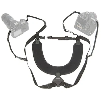 Abbildung von OP/TECH Dual Harness Kamera Geschirr (Halterung für 2 Kameras) Schwarz