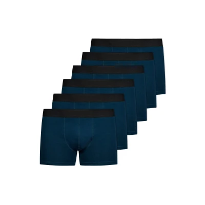 Abbildung von SNOCKS Boxershorts Enge Pants Herren Unterhose ohne Logo (6 St) aus Bio Baumwolle, kratzenden Zettel