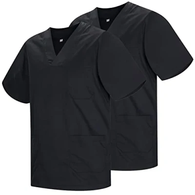 Abbildung von MISEMIYA Packung 2 STK. SANITÄRE CASACA Unisex Uniformen UNIFORM MEDIZINISCHE Ref. 817 * 4XL, Schwarz 21