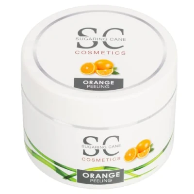 Abbildung von Sugaring Cane Zucker Peeling Sugar Body Scrub ohne Konservierungsmittel Dusch &amp; Körperpeeling Orange, 200 ml