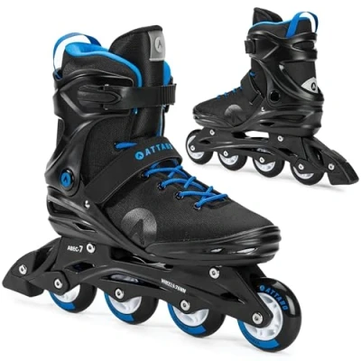 Abbildung von ATTABO Herren Cyclone Fitness Inliner Größe 45 EU ABEC 7 Räder PU 82A Halbharte TPR Schale Bremse Komfort Stabilität Dreifache Anpassung Langlebige Materialien
