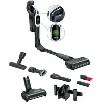 Abbildung von Bosch BCS1041WAC Unlimited 10 Akku Staubsauger, Weiß, Kabelloser Stick Staubsauger mit 4.0 Ah Power For All Akku, 80 Minuten Laufzeit, 0.4 Liter Fassungsvermögen, Jahre Motorgarantie