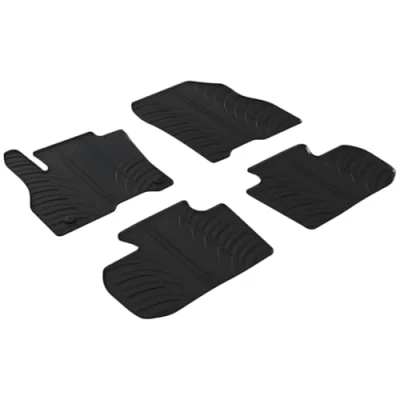 Abbildung von Gledring 0803 Fußmattensatz Gummi vorne und hinten 4 schwarz 750mm 550mm NISSAN: Leaf II