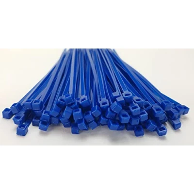 Abbildung von Kabelbinder 100mm Blau 100Stck. Premiumqualität von PC24 Shop &amp; Service