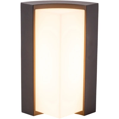 Abbildung von näve LED Außen Wandleuchte &quot;Rico&quot;, 1 flammig, Leuchtmittel Board fest integriert, Wandleuchte, Terrasse, anthrazit, Höhe: 14,8cm, warmweiß