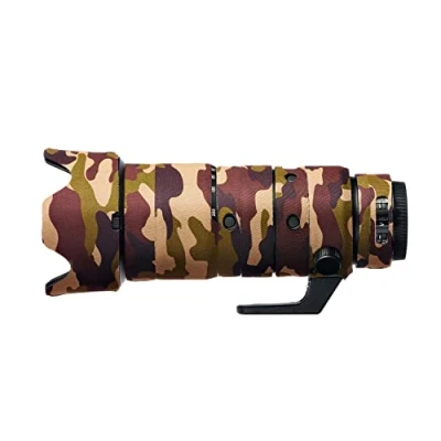 Abbildung von easyCover Lens Oak Objektivschutz Schutz für Ihr Kameraobjektiv Nikkor Z 70 200mm f/2.8 VR S Braune Camouflage