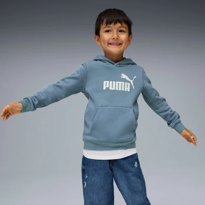 Abbildung von ESS No. 1 Logo Fleece Hoodie Jungen PUMA Cool Blue