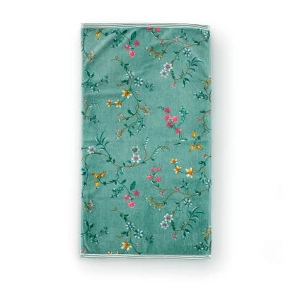 Abbildung von Les Fleurs Handtuch green 55x100cm (1 Stück)