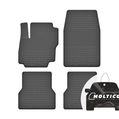 Abbildung von Gummimatten mit Rand Auto Fußmatten Gummi Automatten Passgenau 4 teilig Set passend für Ford B MAX 2012 2017