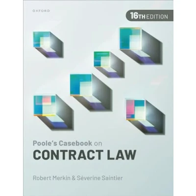 Abbildung von Poole&#039;s Casebook on Contract Law