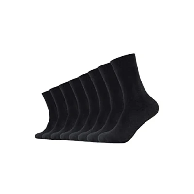 Abbildung von s.Oliver Unisex Socken Herren und Damen Formbeständig langlebig Baumwolle weicher Bund 8er Pack 35/38 black