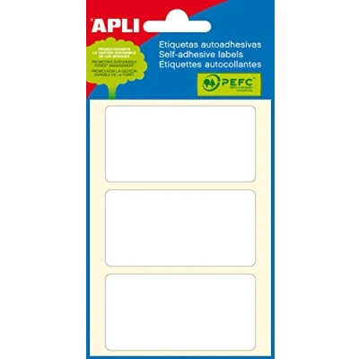Abbildung von Apli 24 x 67 mm Mini Label White (Pack of 18)