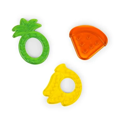 Abbildung von Bright Starts Juicy Chews, 3 BPA freie Beißringe, für alle Babys ab Monaten