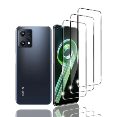 Abbildung von Zicurz 3 Stück Schutzglas für Realme 9 5G, Panzer Schutz Glas, Schutzfolie, HD Displayschutz, Blasenfrei, 5G