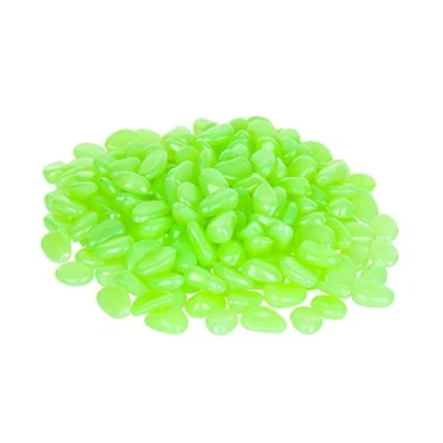 Abbildung von relaxdays Dekosteine Leuchtsteine 200er Pack, Grün