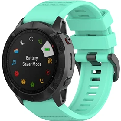 Abbildung von Shieranlee Fenix 7X Armband,26mm Breite Silikon Quick Fit Uhrenarmband für 5X Plus/Fenix 5X/Fenix 6X Pro/Fenix Sapphire/Fenix 3/Fenix 3 HR/Fenix 7X/Fenix Solar/Fenix Sapphire Solar