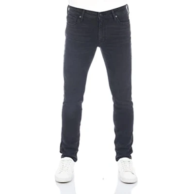 Abbildung von Jack &amp; Jones Jeans Slim Fit Black denim, Herren, Größe: 33x34, denim