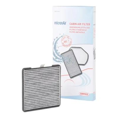 Abbildung von CORTECO 80004405 Innenraumfilter Aktivkohlefilter 201 187 12 HYUNDAI: i10 II Schrägheck, Sonata VII, I, KIA: Picanto II, I