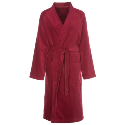 Abbildung von Vossen Dallas Unisex Bademantel, Größe: Large, Rubin
