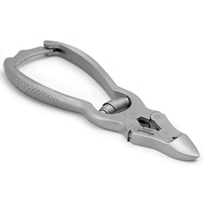 Abbildung von Blizzard Petite Nagelzange für Fußnägel (12cm) Professionelle Dicke &amp; Eingewachsene Zehennagelknipser Pediküre Nagelschneider Werkzeug die Fußpflege Inklusive GRATIS “Edelstahl Nagelfeile