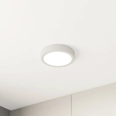 Abbildung von LED Deckenlampe Fueva 5 IP44 3000K weiß Ø16cm