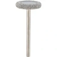 Abbildung von Dremel 9936 WolframKarbid Fräser, scheibenförmig Zubehörsatz für Multifunktionswerkzeug mit 1 Fräser 19mm zum Entfernen von Material an Metall,Holz, Glasfaser, Kunststoff,Gummi u.v.m) edelstahl
