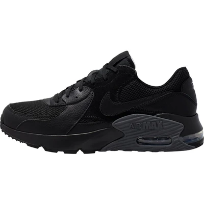 Abbildung von NIKE Sportswear AIR MAX Excee Sneaker low, Herren, Größe: 40.5, Black/dark grey Leder und textil