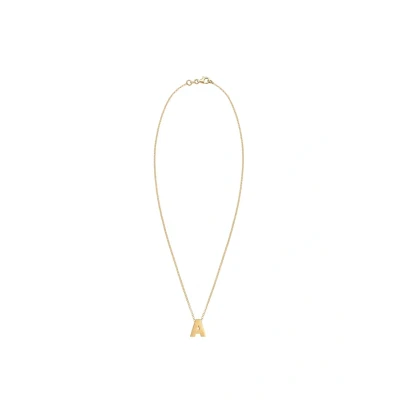 Abbildung von Elli Letter A Initials Halskette goldcoloured, Damen, Größe: 45, Gold coloured
