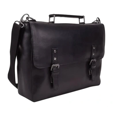 Abbildung von Leonhard Heyden Aktentasche Briefcase 2 Compartments, aus echtem Leder