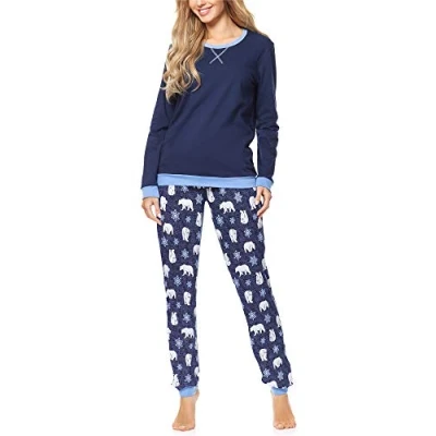 Abbildung von Merry Style Schlafanzug Damen Pijama MS10 168 aus Baumwolle
