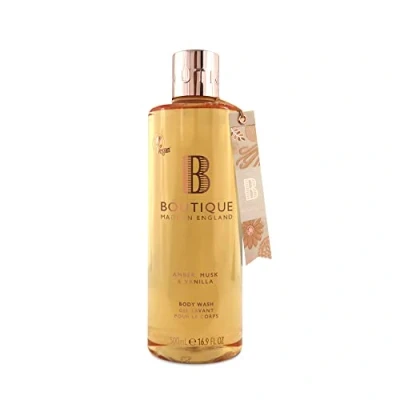 Abbildung von Boutique Amber, Musk &amp; Vanilla Body Wash, Gently Cleanses Leaving Skin Feeling Soft 500ml