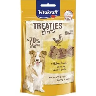 Abbildung von Vitakraft Treaties Bits 120 g Hundesnacks Bacon&amp;Huhn...