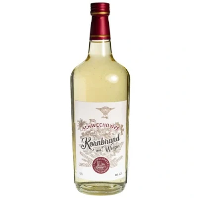 Abbildung von Schwechower Kornbrand aus Weizen 0,7l (38% Vol.) klarer Weizenkorn 700ml