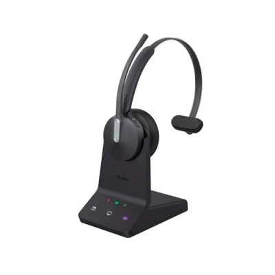 Abbildung von Yealink WH64 Mono UC Headset inkl. Basisstation Universelle Kompatibilität, EIN Ohr Design, Rauschunterdrückung, USB Anschluss