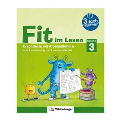 Abbildung von Fit im Lesen Erzähltexte, Klasse 3: 3 fach differenzierte Erzähltexte mit Arbeitsblättern zum Lesetraining und Leseverständnis (Fit Lesen: Erzähl Sachtexte)