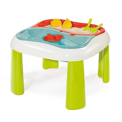 Abbildung von Smoby Spieltisch Sand und Wasserspieltisch, mit 2 herausnehmbaren Wannen, Made in Europe