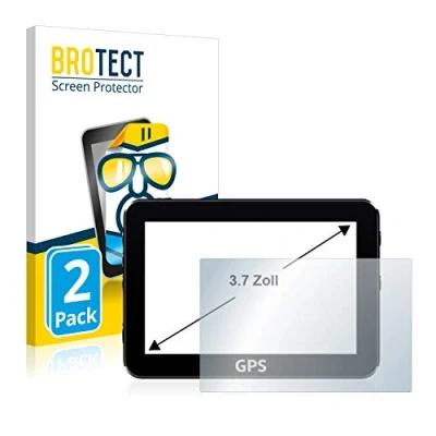Abbildung von BROTECT 3.7&quot; Schutzfolie für Camcorder mit 3,7 Zoll (9.4 cm) [57 x 75 mm, 4:3] (2 Stück) Klare Displayschutz Folie