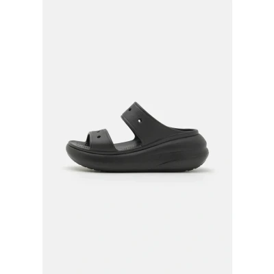 Abbildung von Crocs Crush Unisex Pantolette hoch, Größe: 43 44, Black Kunststoff