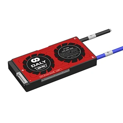 Abbildung von DALY Smart BMS Li Ion 14S 48V 60A mit Bluetooth Echtzeitüberwachung für 3,7 V Lithium Akku Power Wheel Motoren