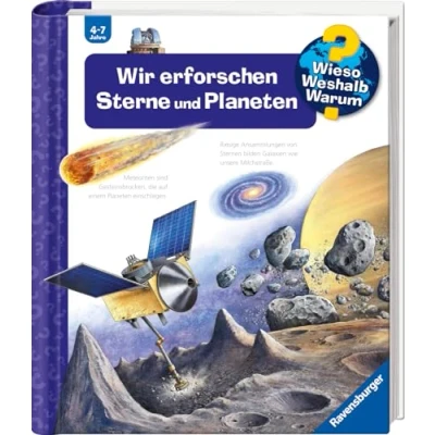 Abbildung von Ravensburger Buch &quot;Sterne und Planeten Wieso? Weshalb? Warum?&quot;, Made in Germany; FSC schützt Wald weltweit